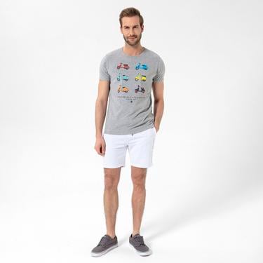  Routefield Sonic Erkek Günlük Şort Beyaz