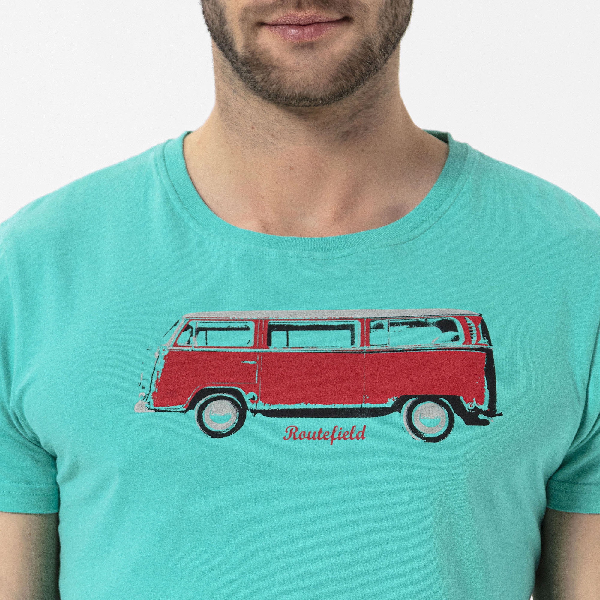 Routefield Theory Erkek Mavi Tişört