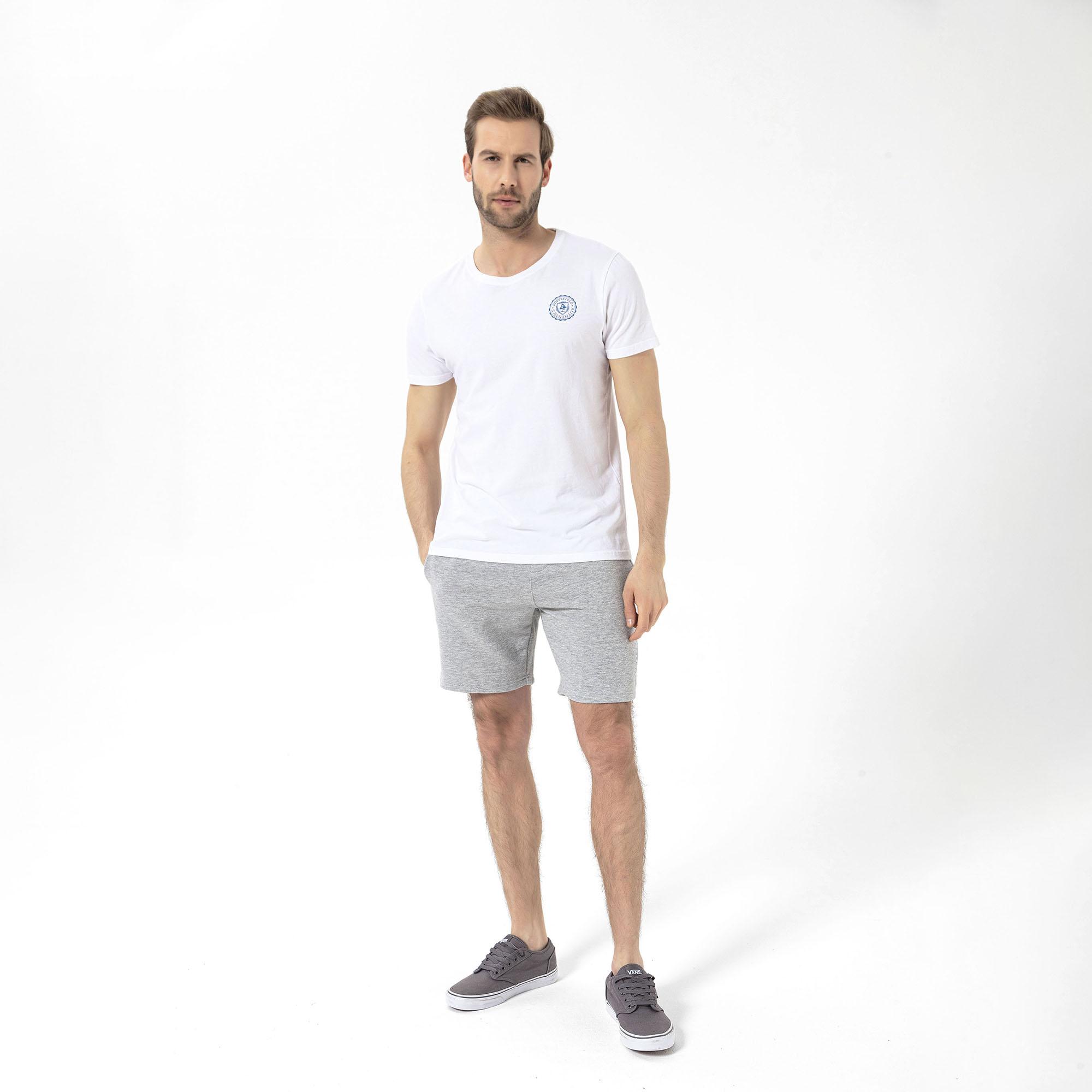 Routefield Erkek Şort Sonic Gri Melanj