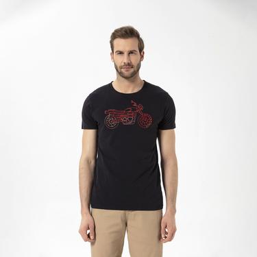  Routefield Tj Erkek Siyah Tişört