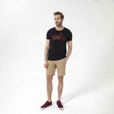  Routefield Tj Erkek Siyah Tişört