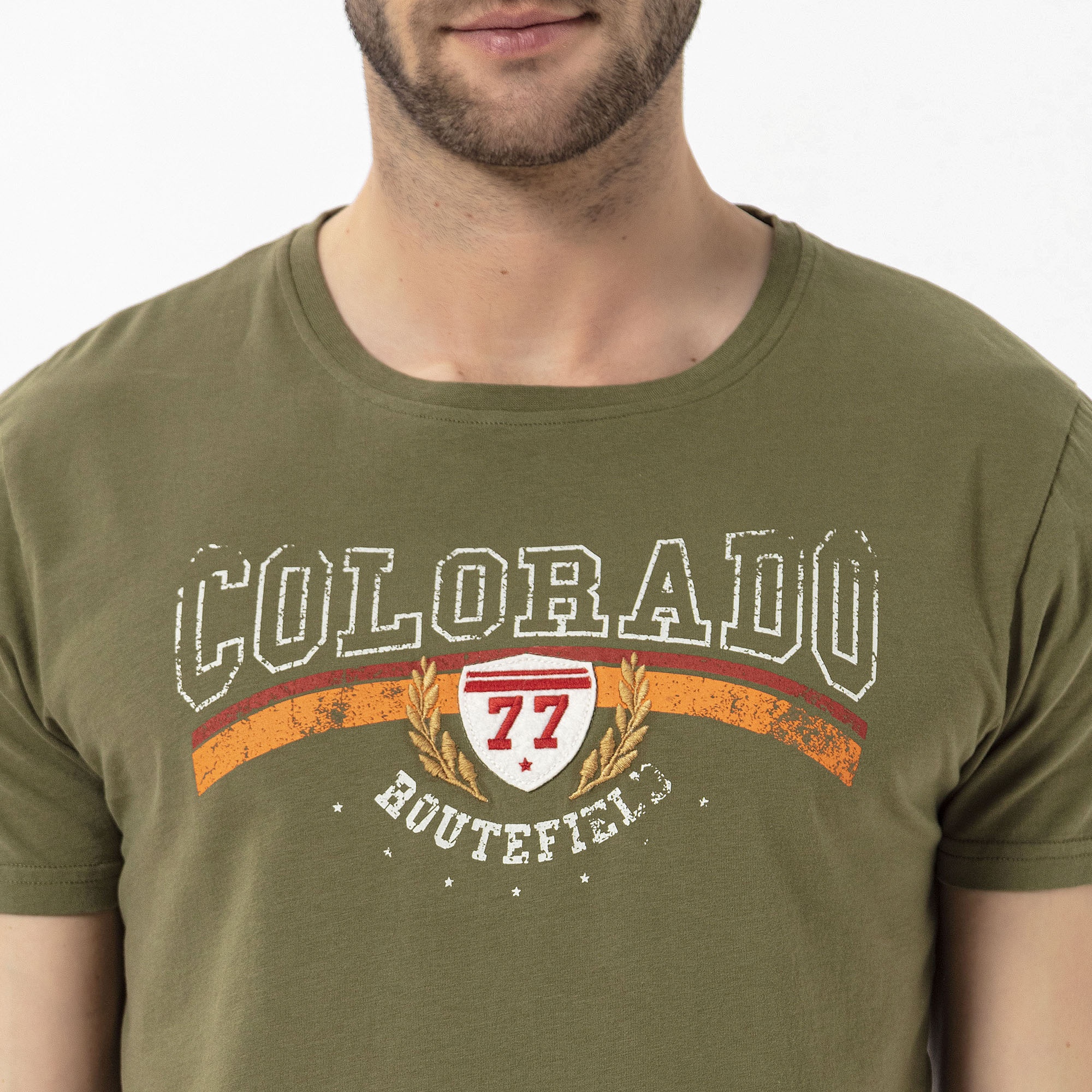 Routefield Tagen Erkek Yeşil Tişört