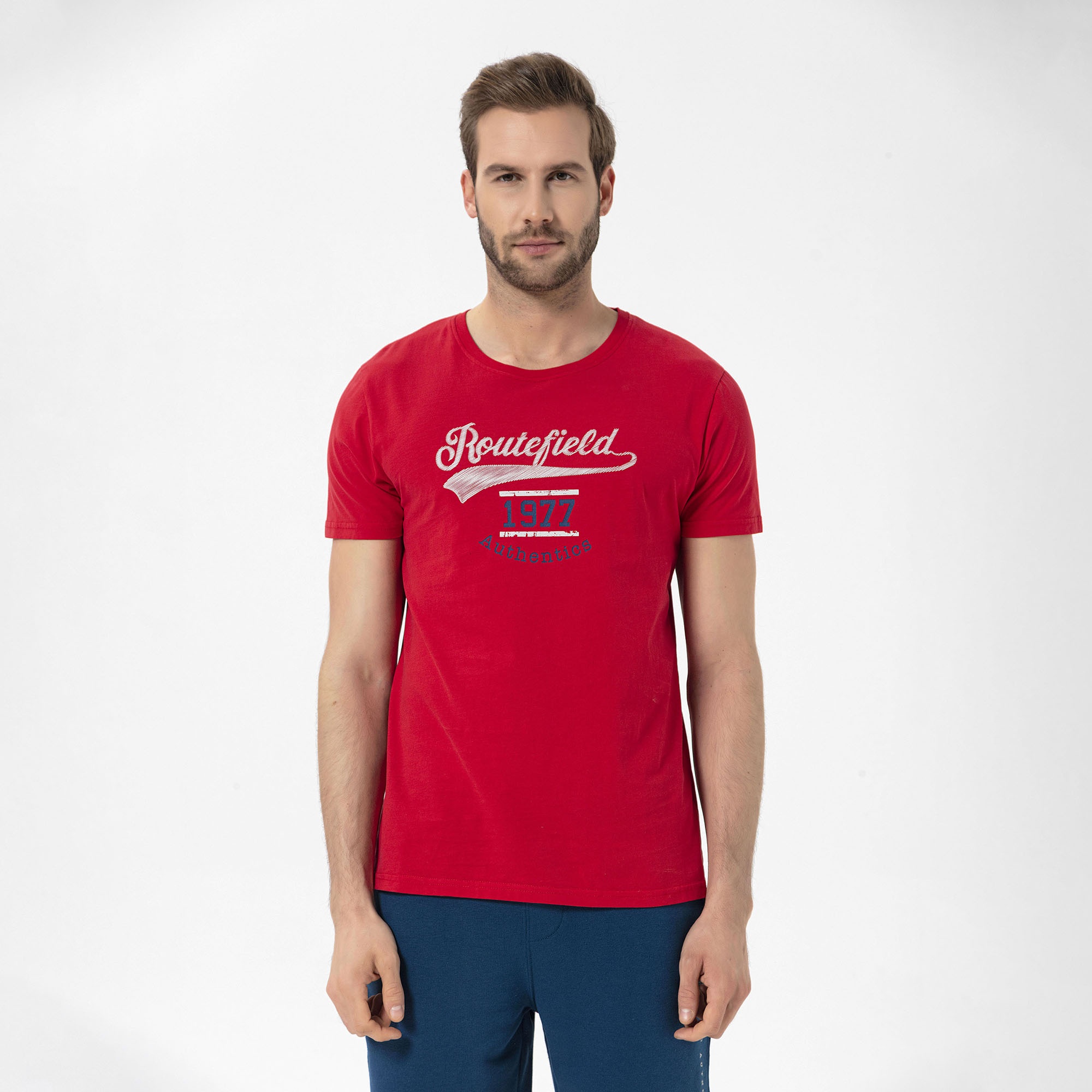 Routefield Trophy Erkek Kırmızı Tişört