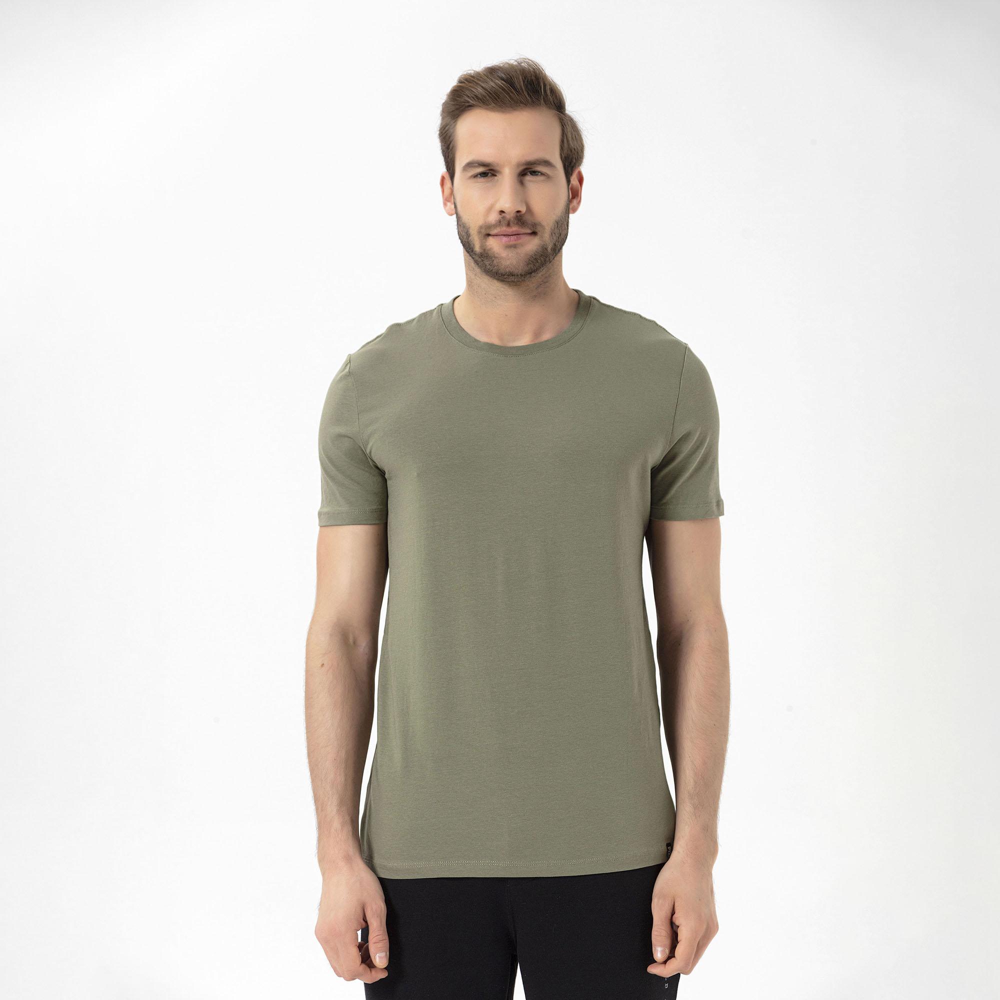 Routefield Tri Erkek Yeşil Tişört