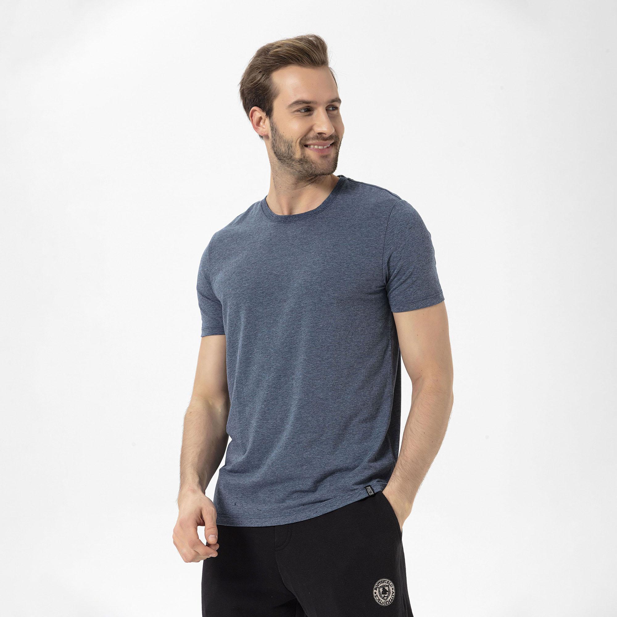 Routefield Tri Erkek Mavi Tişört