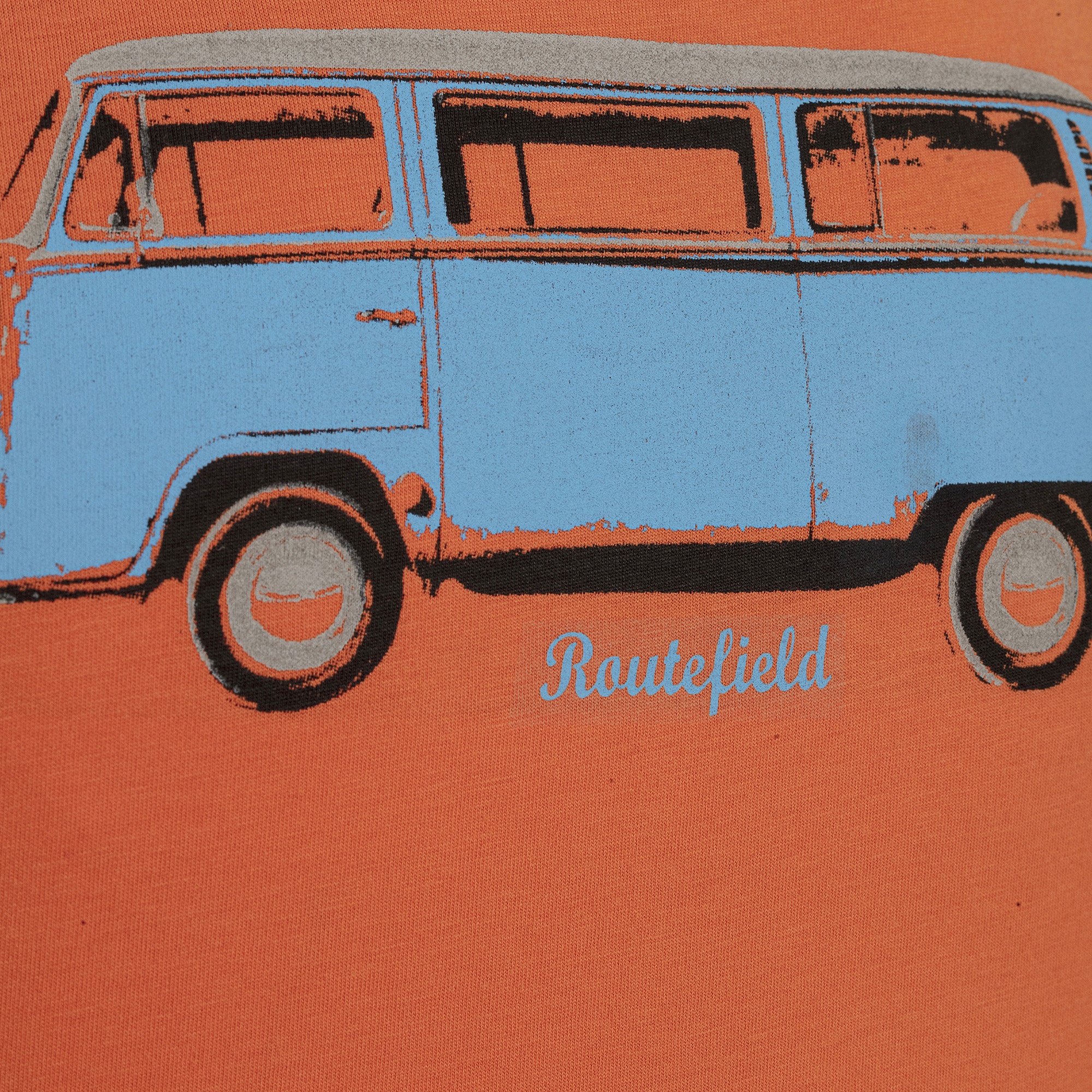 Routefield Theory Erkek Turuncu Tişört