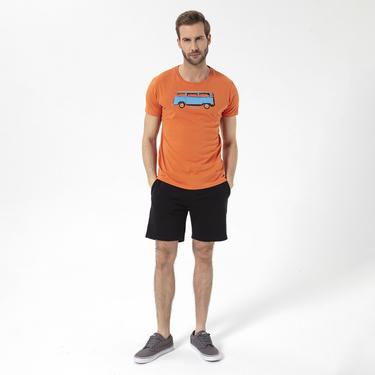  Routefield Theory Erkek Turuncu Tişört