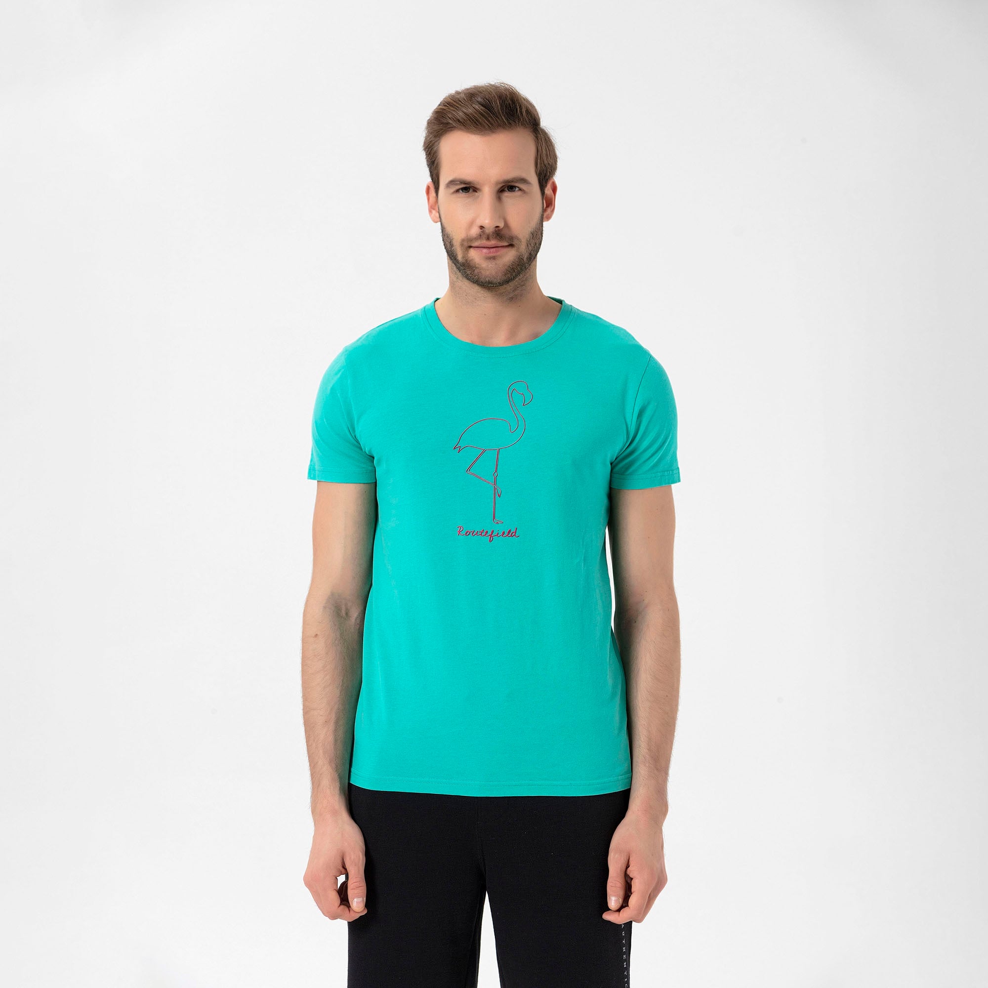 Routefield Tall Erkek Mavi Tişört