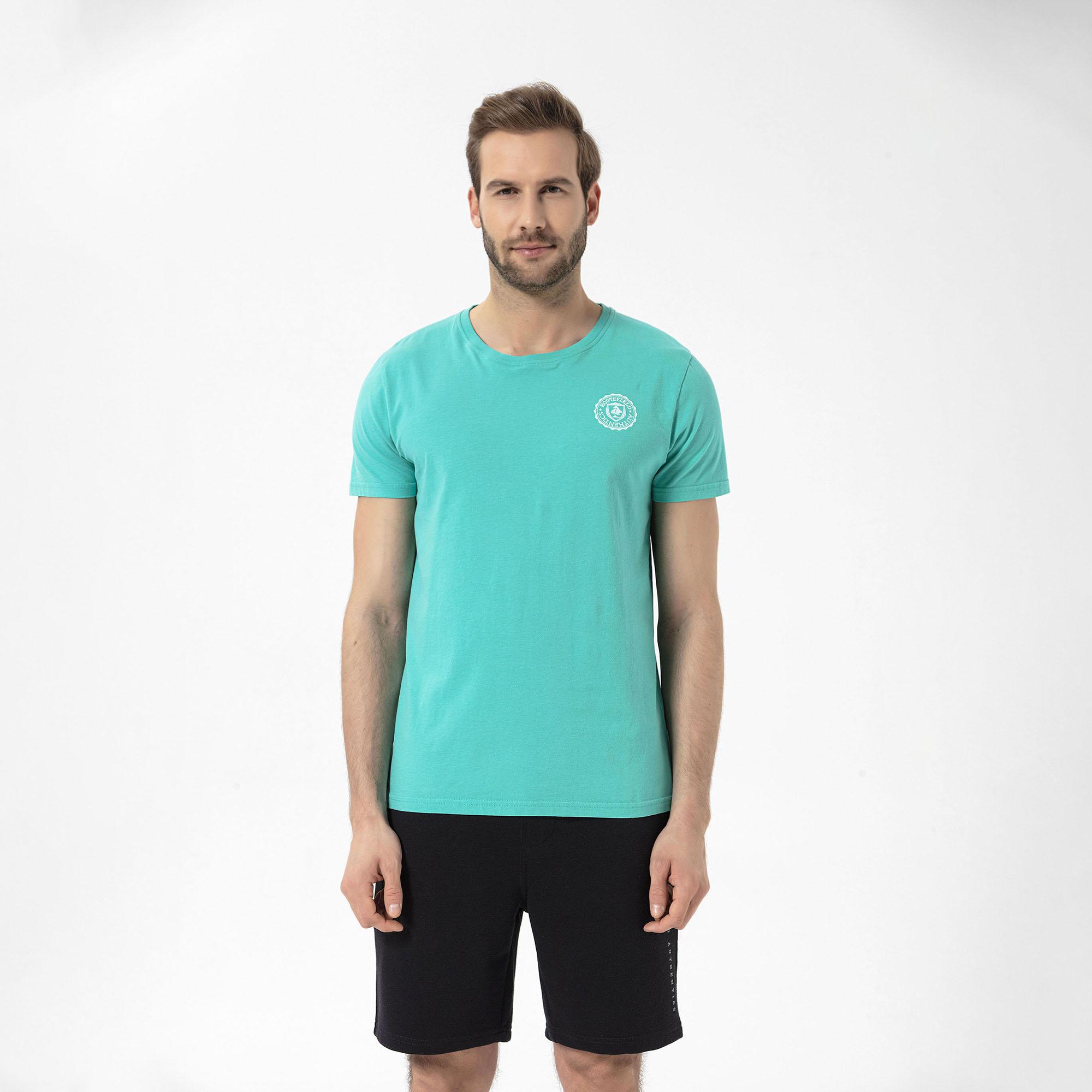 Routefield Timothy Erkek Mavi Tişört