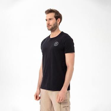  Routefield Timothy Erkek Siyah Tişört