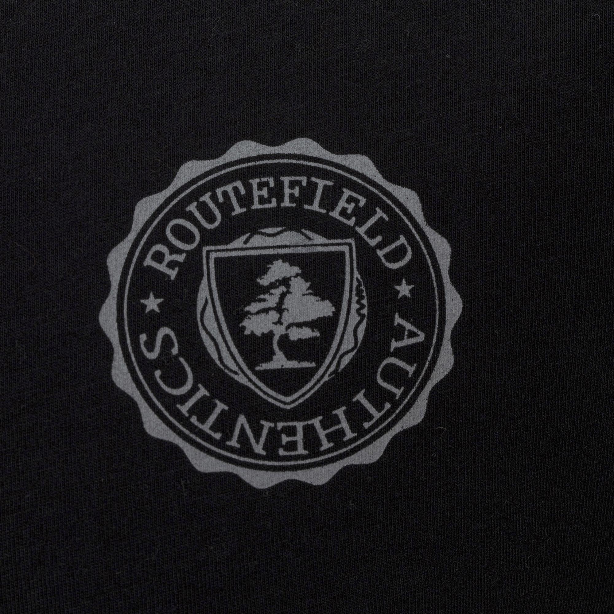 Routefield Timothy Erkek Siyah Tişört