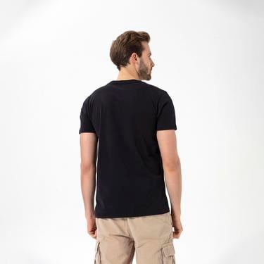  Routefield Timothy Erkek Siyah Tişört