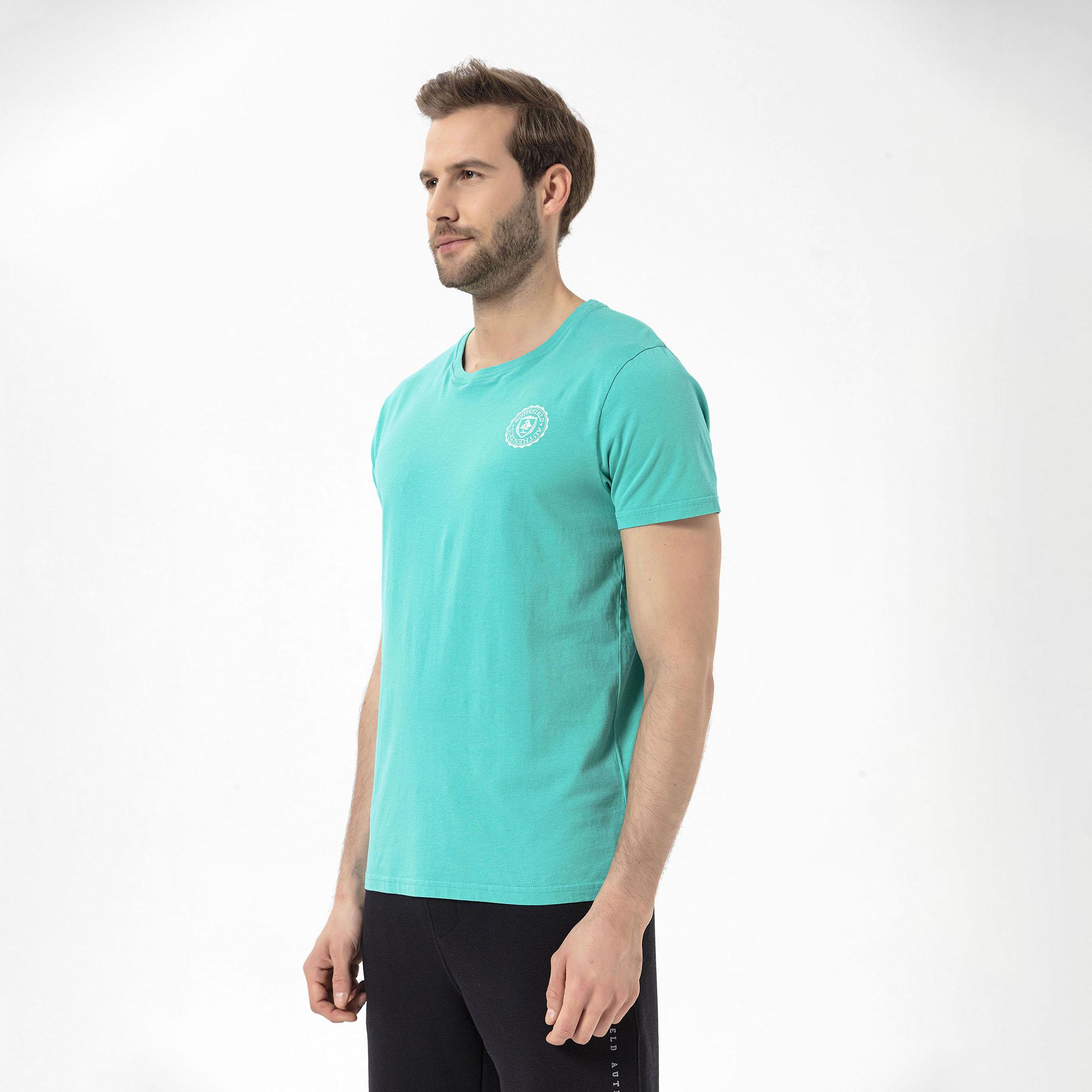 Routefield Timothy Erkek Mavi Tişört