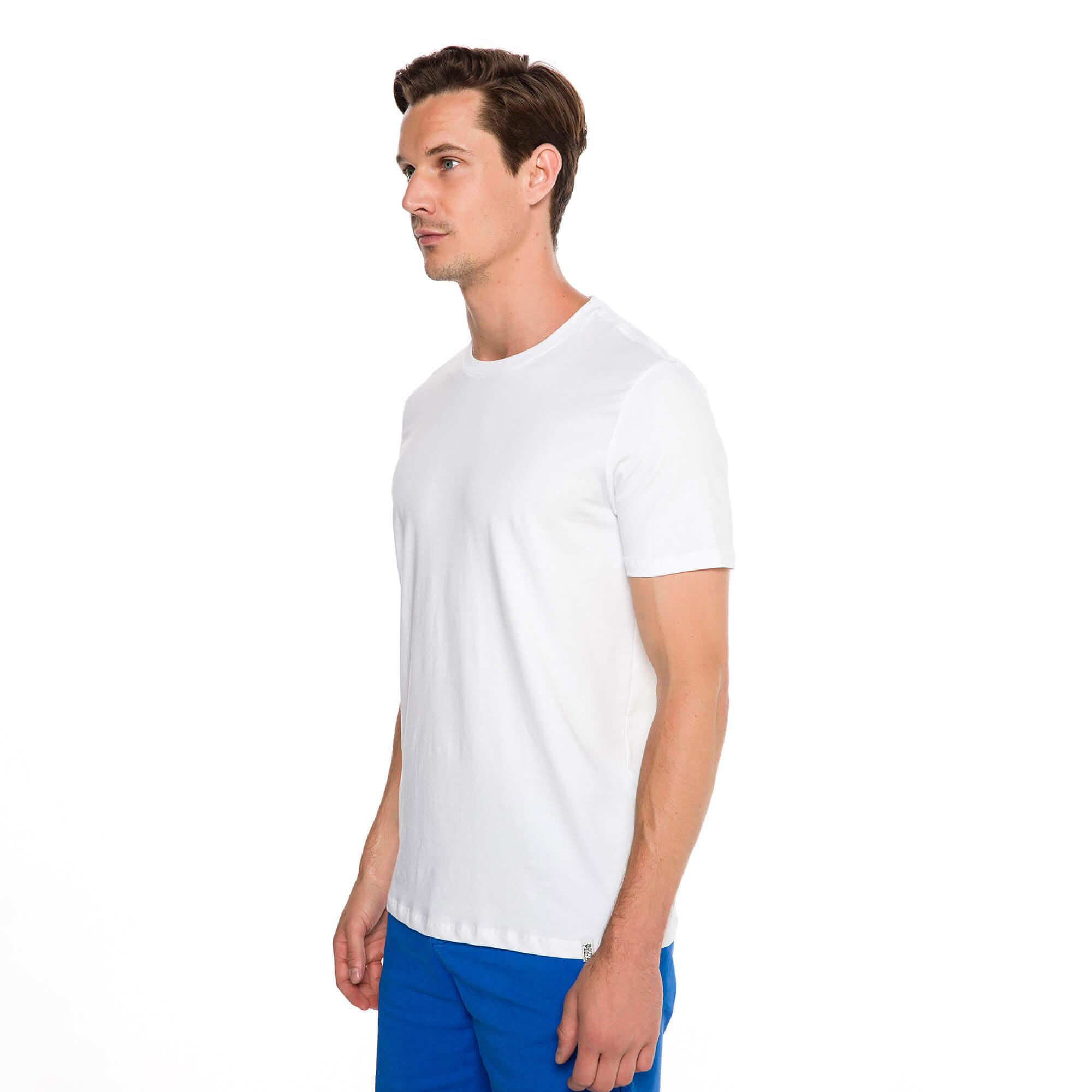 Routefield Tri Erkek Beyaz Tişört