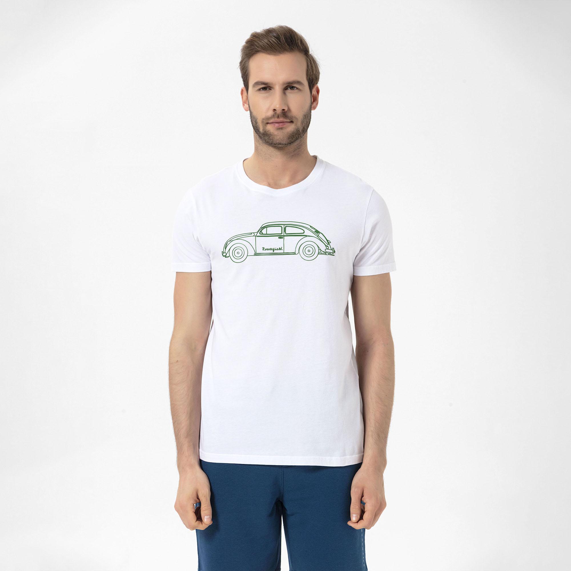 Routefield Truth Erkek Beyaz Tişört