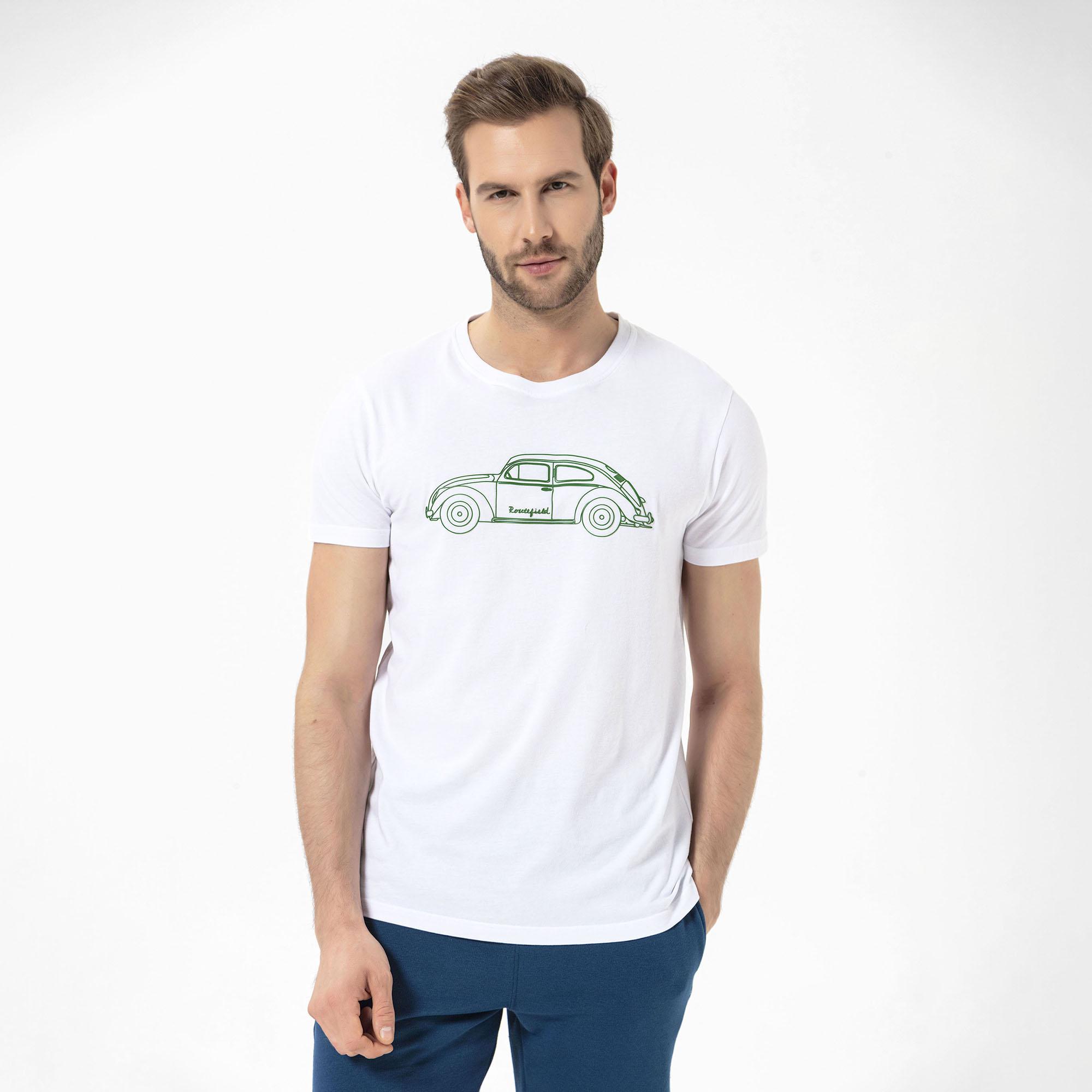 Routefield Truth Erkek Beyaz Tişört