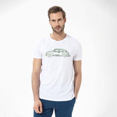  Routefield Truth Erkek Beyaz Tişört