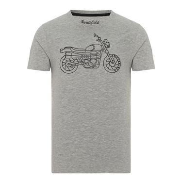  Routefield Tj Erkek Gri Tişört