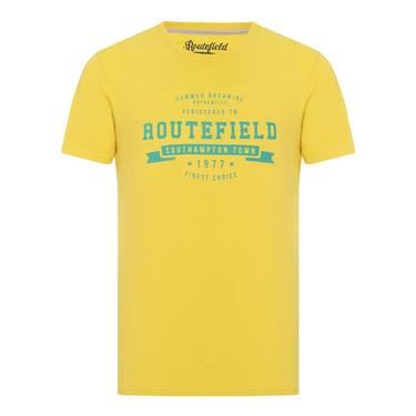  Routefield Tory Erkek Sarı Tişört