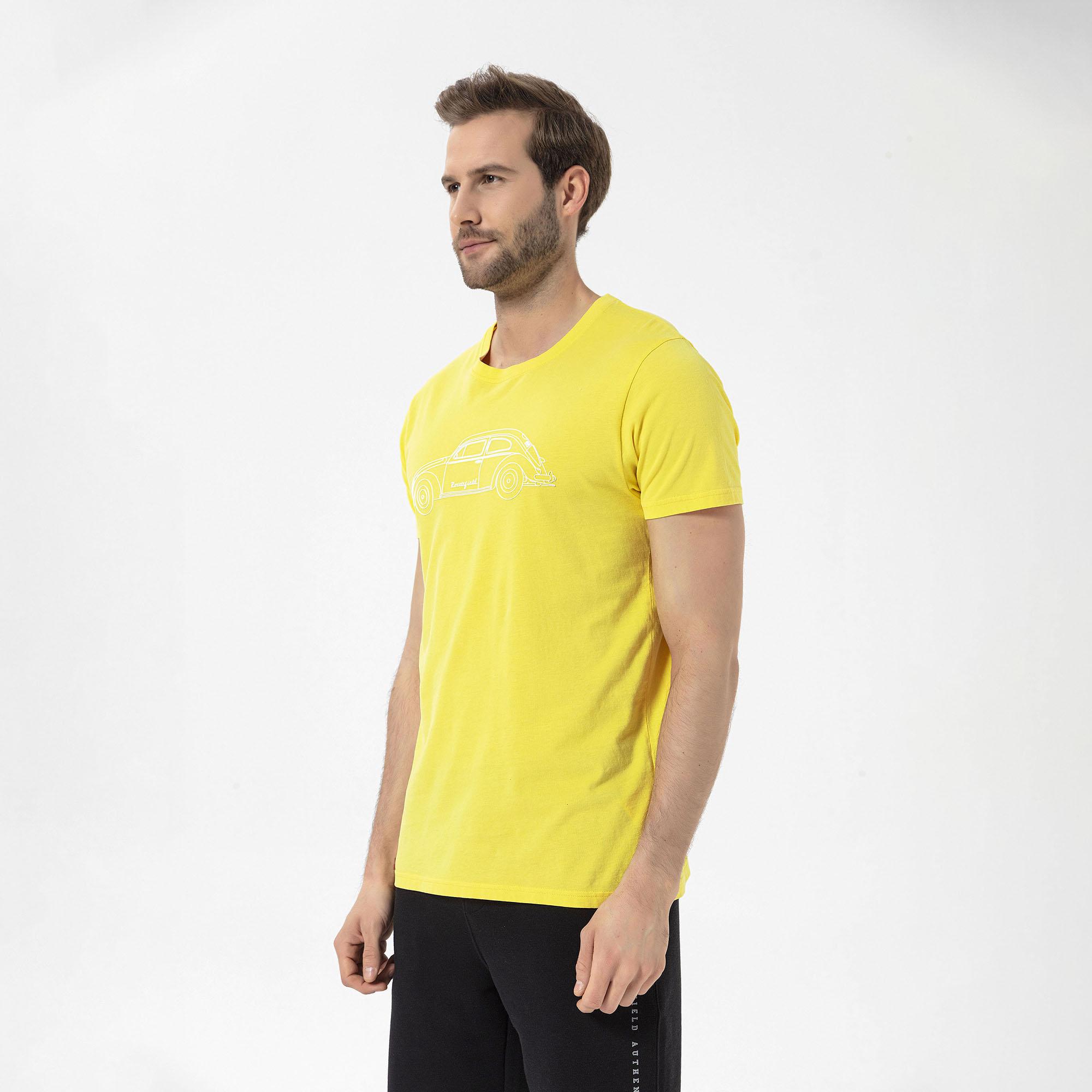 Routefield Truth Erkek Sarı Tişört