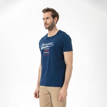  Routefield Trophy Erkek Mavi Tişört