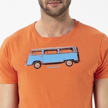  Routefield Theory Erkek Turuncu Tişört