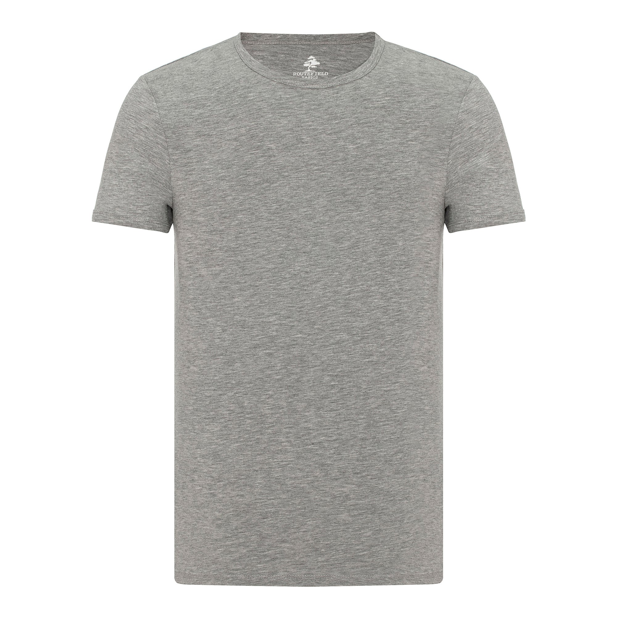  Routefield Tim Erkek Gri Tişört