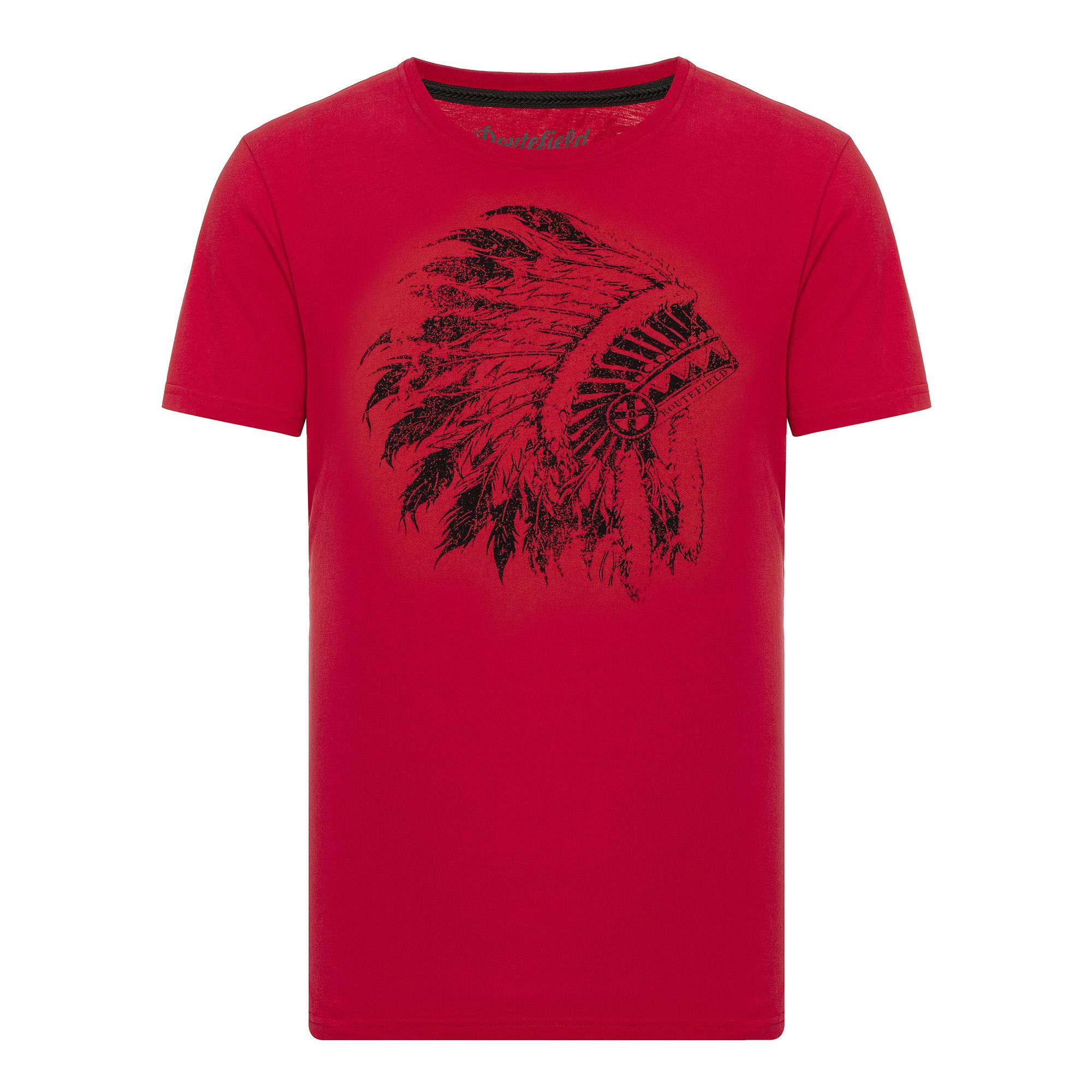 Routefield Tead Erkek Kırmızı Tişört