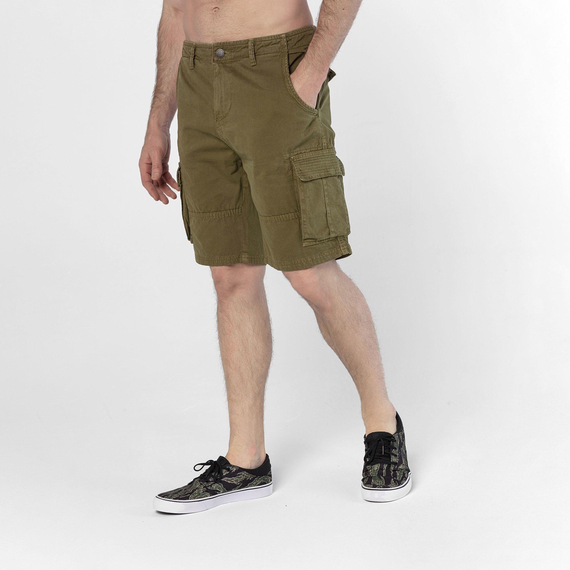 Routefield Erkek Kargo Şort Clints Haki