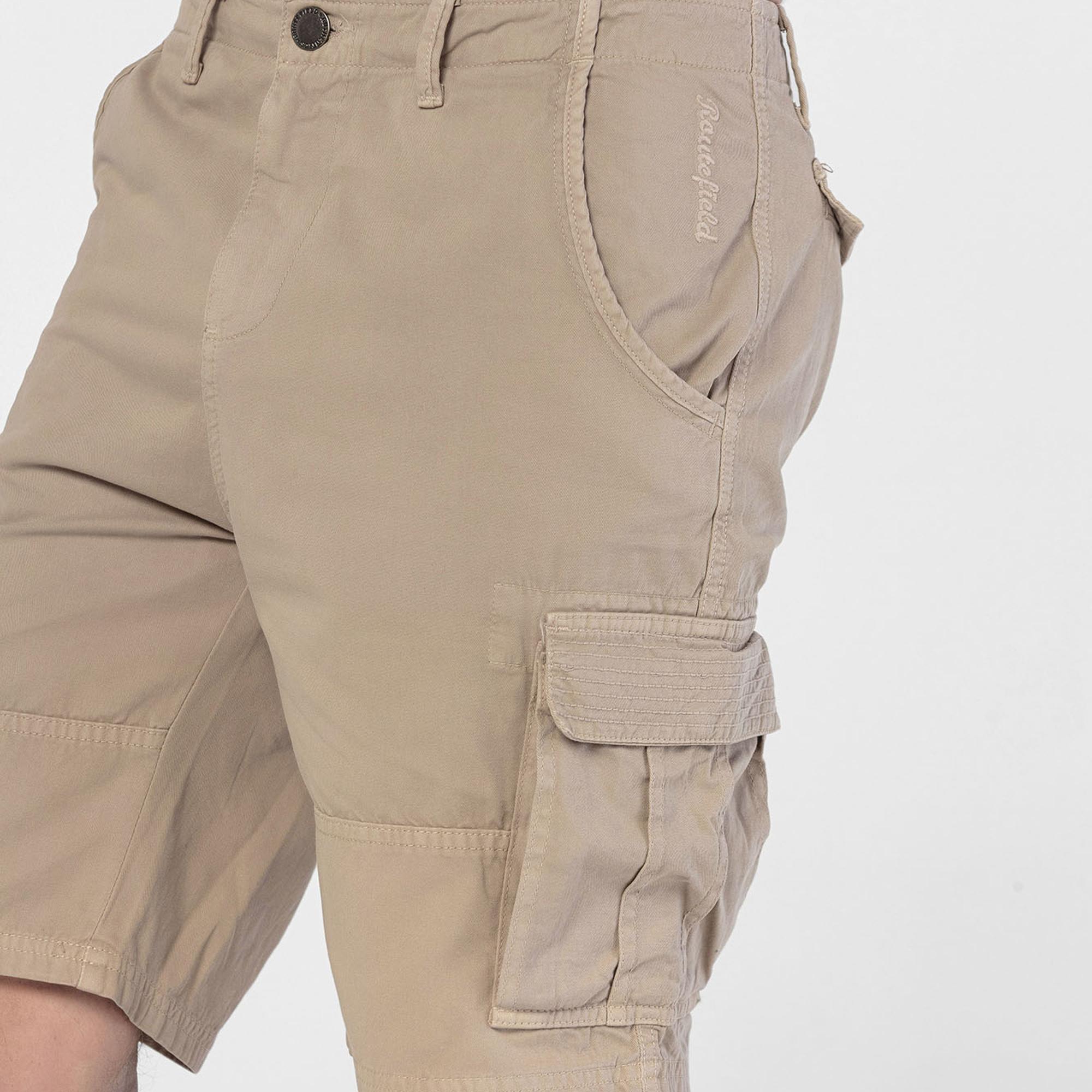 Routefield Erkek Kargo Şort Clints Kum