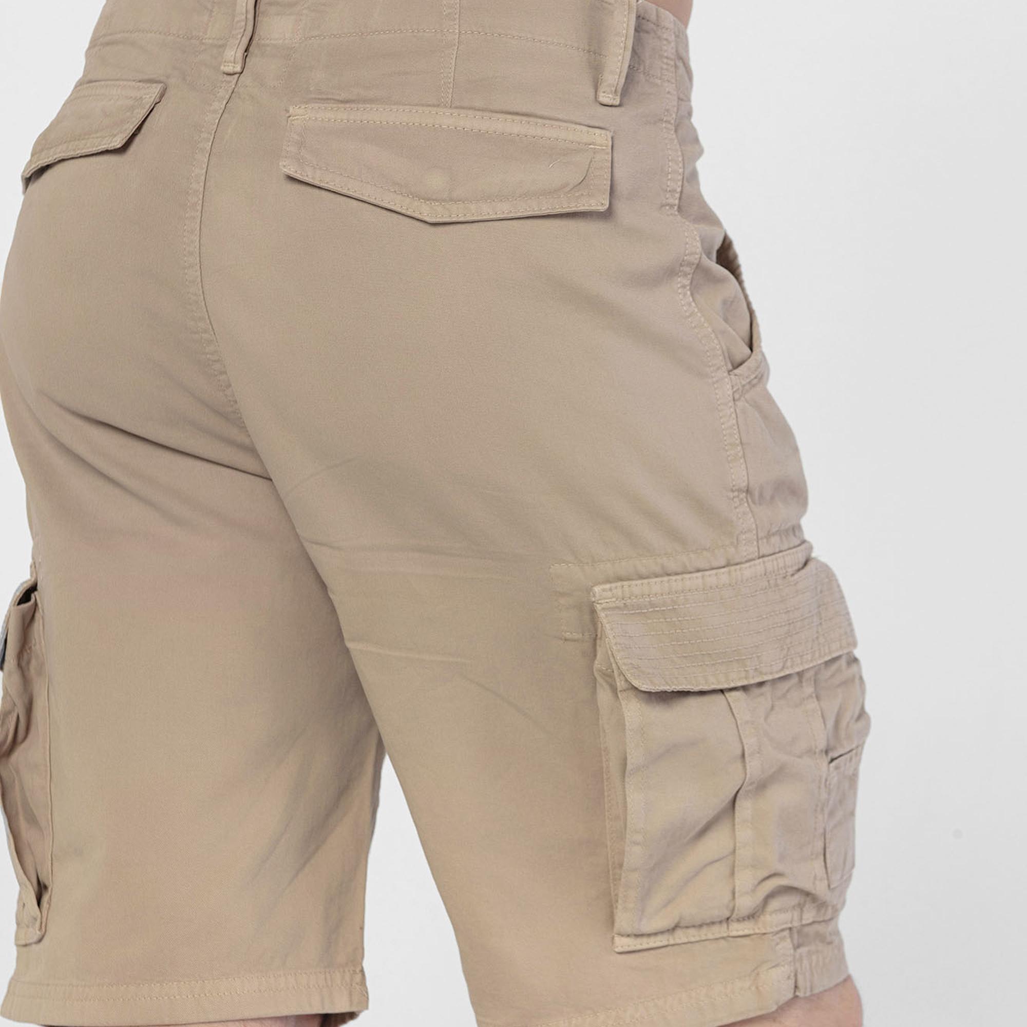 Routefield Erkek Kargo Şort Clints Kum