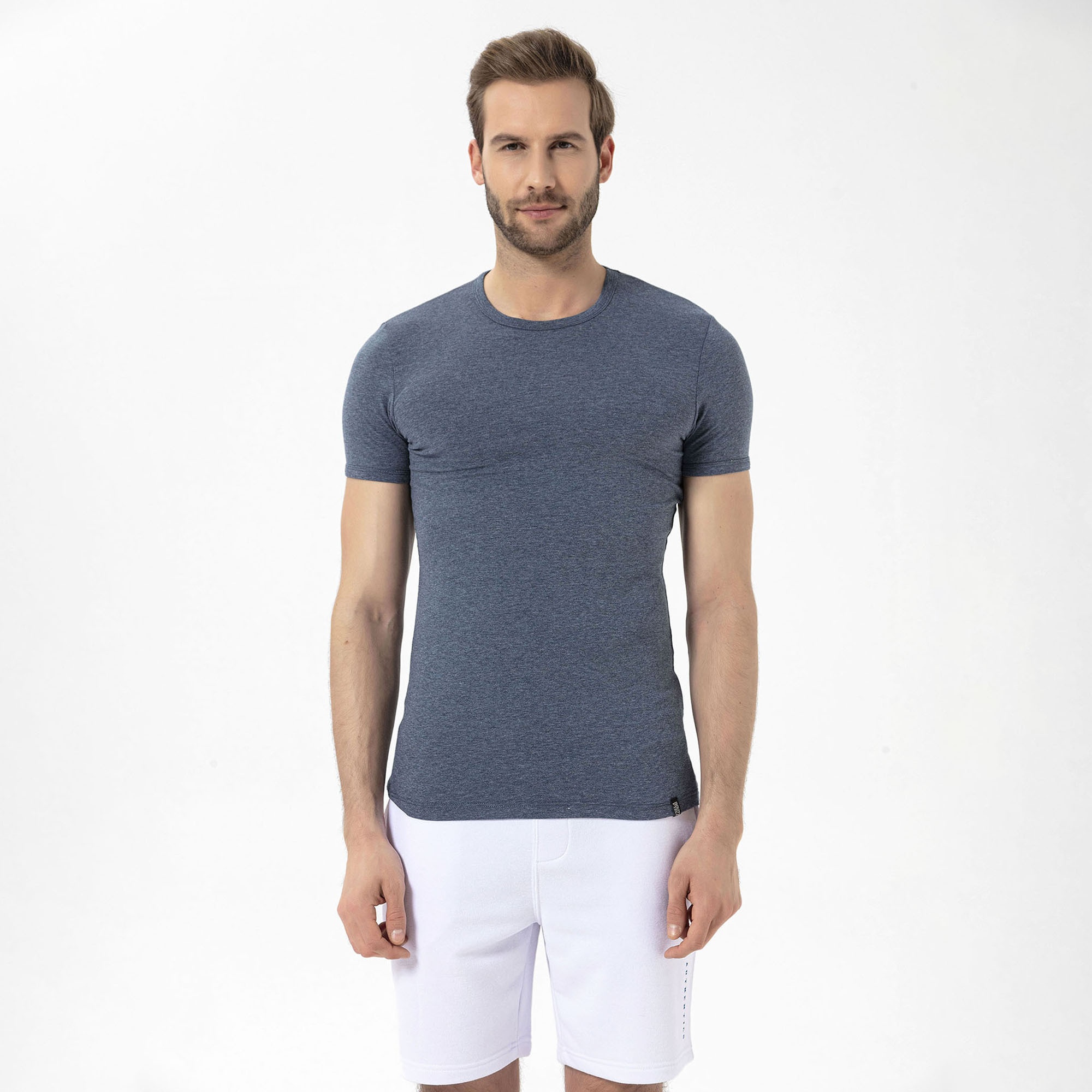 Routefield Tim Erkek Mavi Tişört