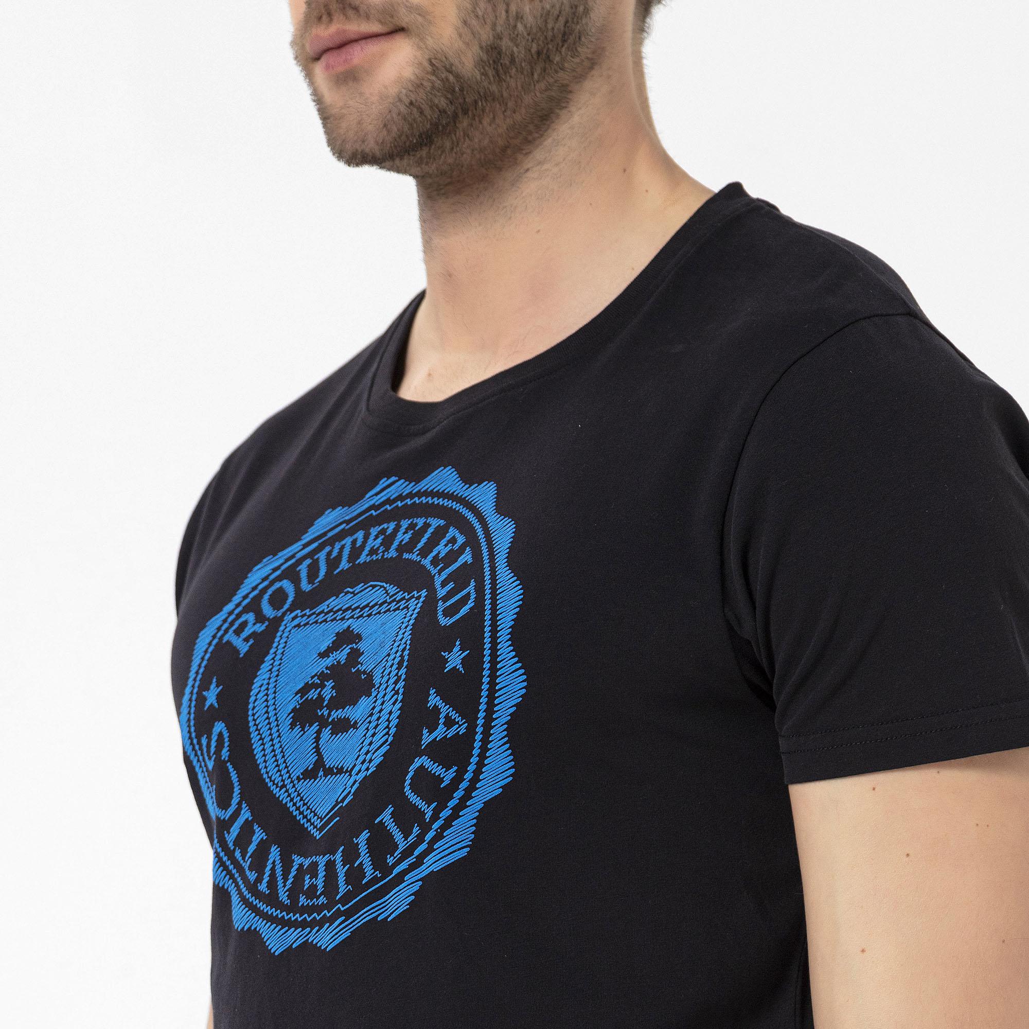 Routefield Trevor Erkek Siyah Tişört