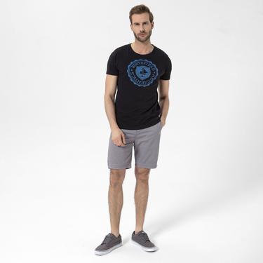  Routefield Trevor Erkek Siyah Tişört