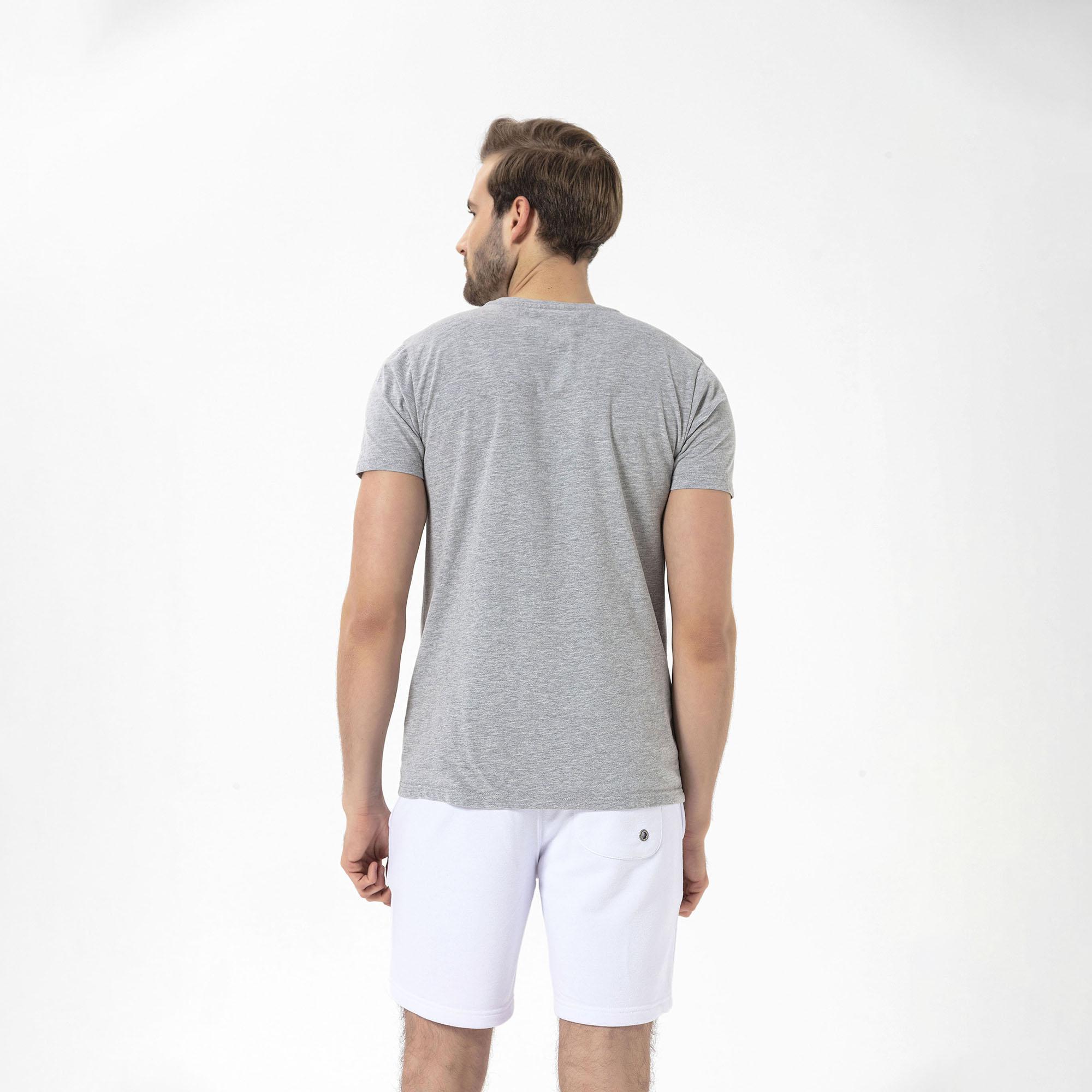Routefield Tap Erkek Gri Tişört