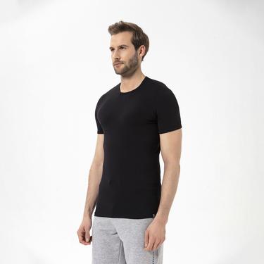  Routefield Tim Erkek Siyah Tişört