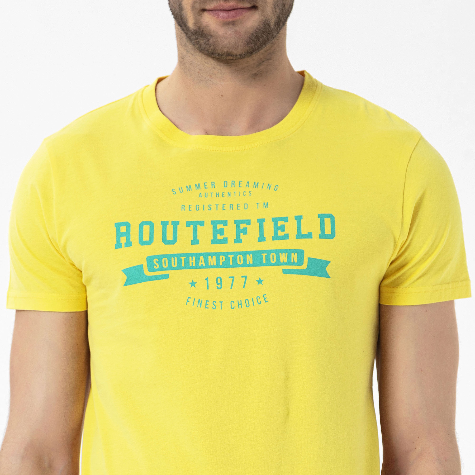 Routefield Tory Erkek Sarı Tişört