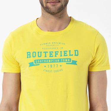  Routefield Tory Erkek Sarı Tişört