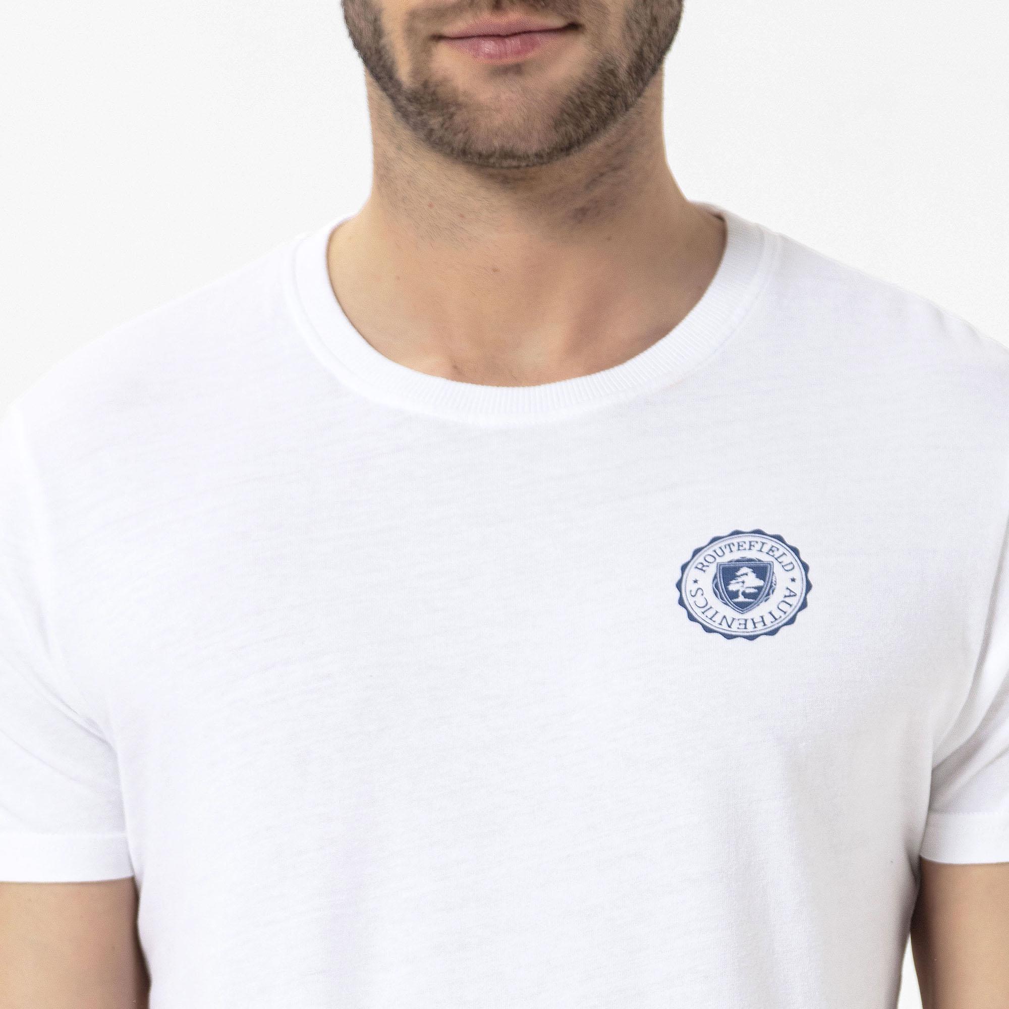 Routefield Timothy Erkek Beyaz Tişört
