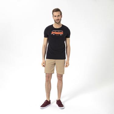  Routefield Theory Erkek Siyah Tişört