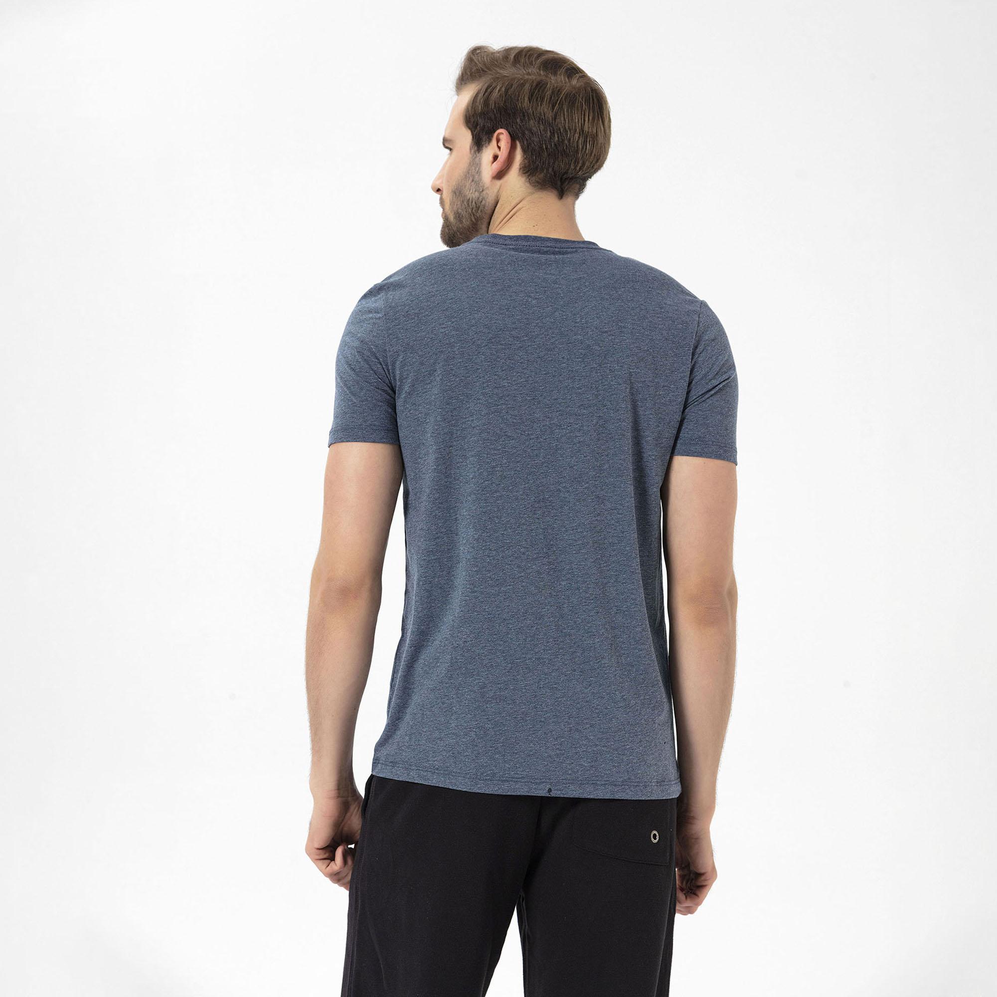 Routefield Tri Erkek Mavi Tişört