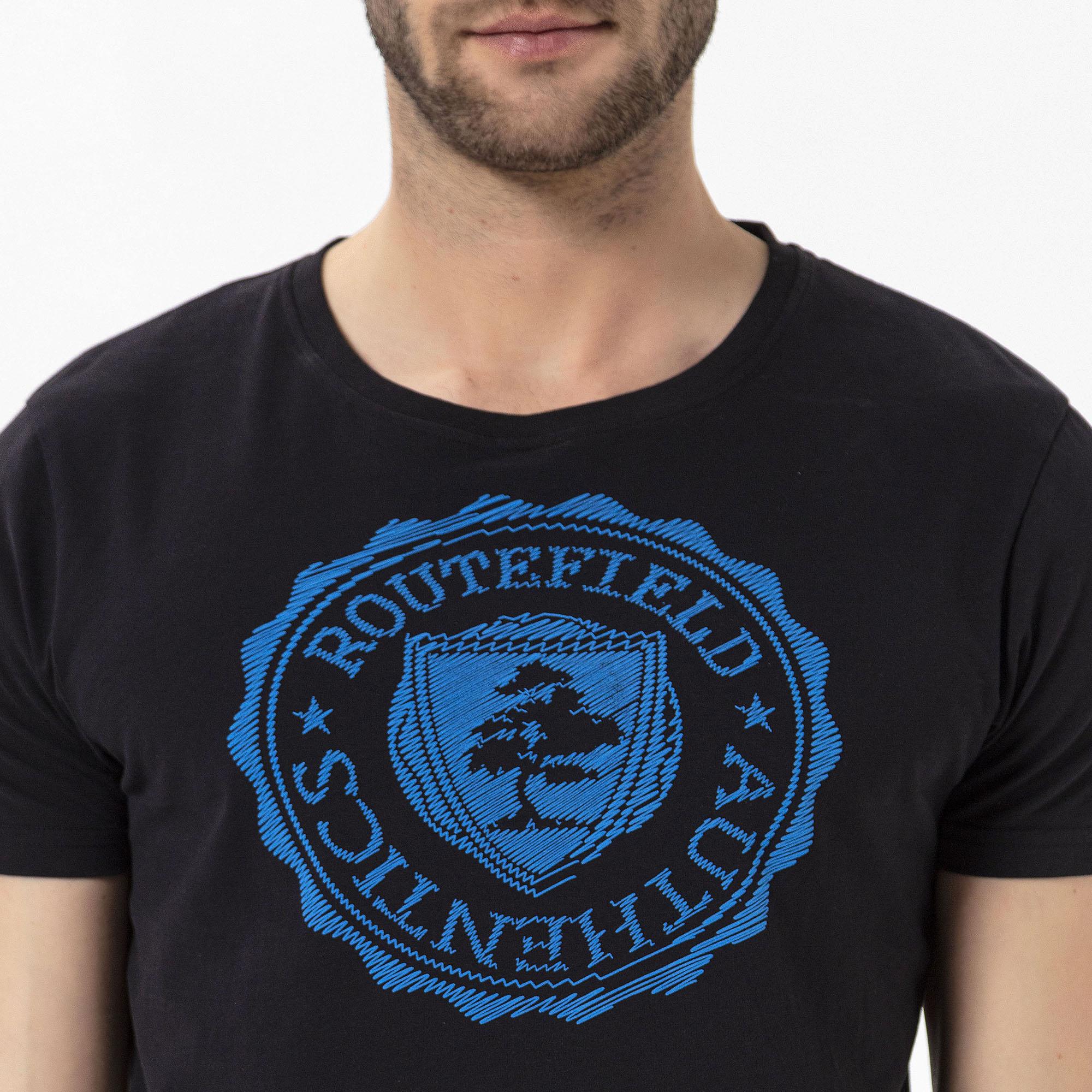 Routefield Trevor Erkek Siyah Tişört