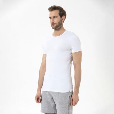  Routefield Tim Erkek Beyaz Tişört