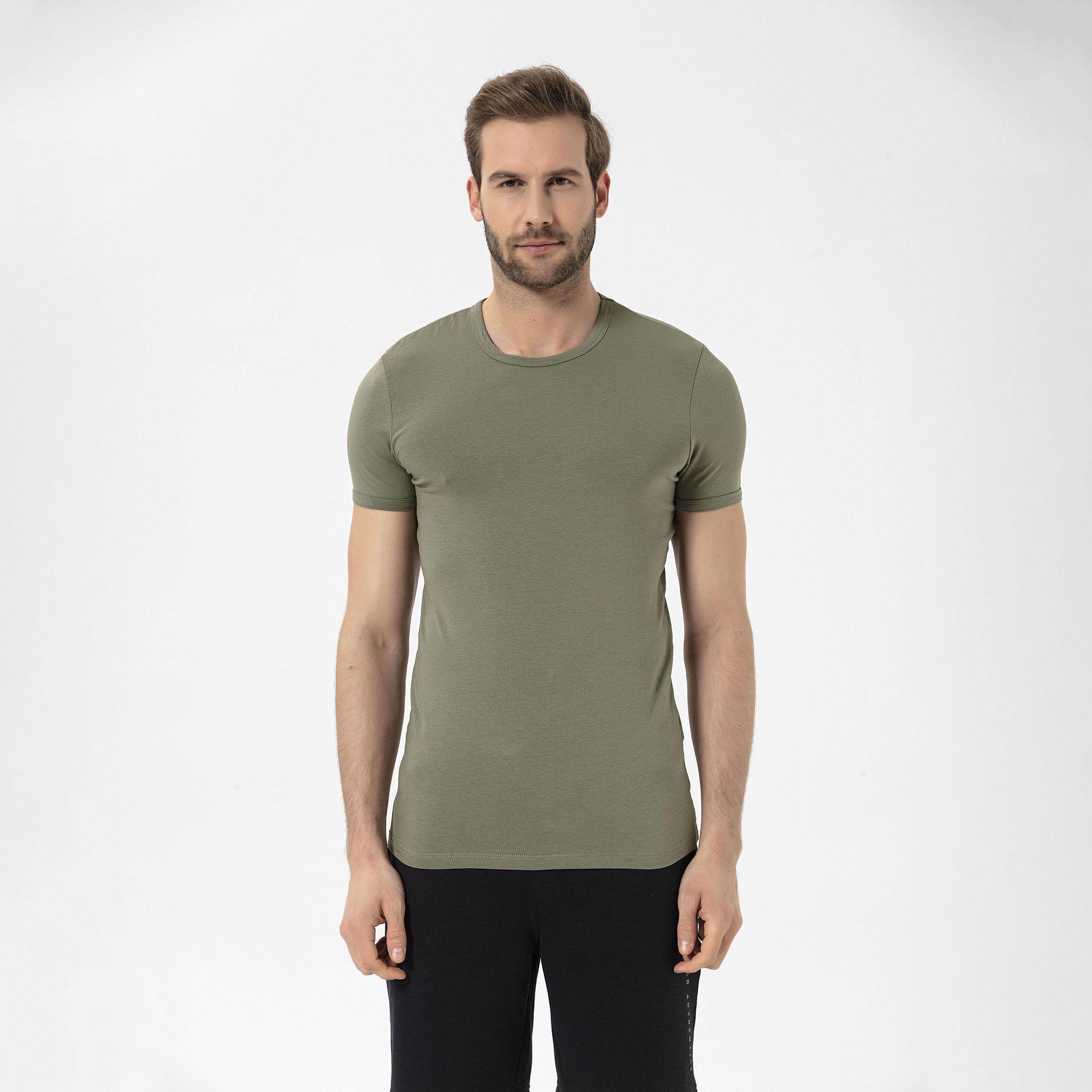 Routefield Tim Erkek Yeşil Tişört