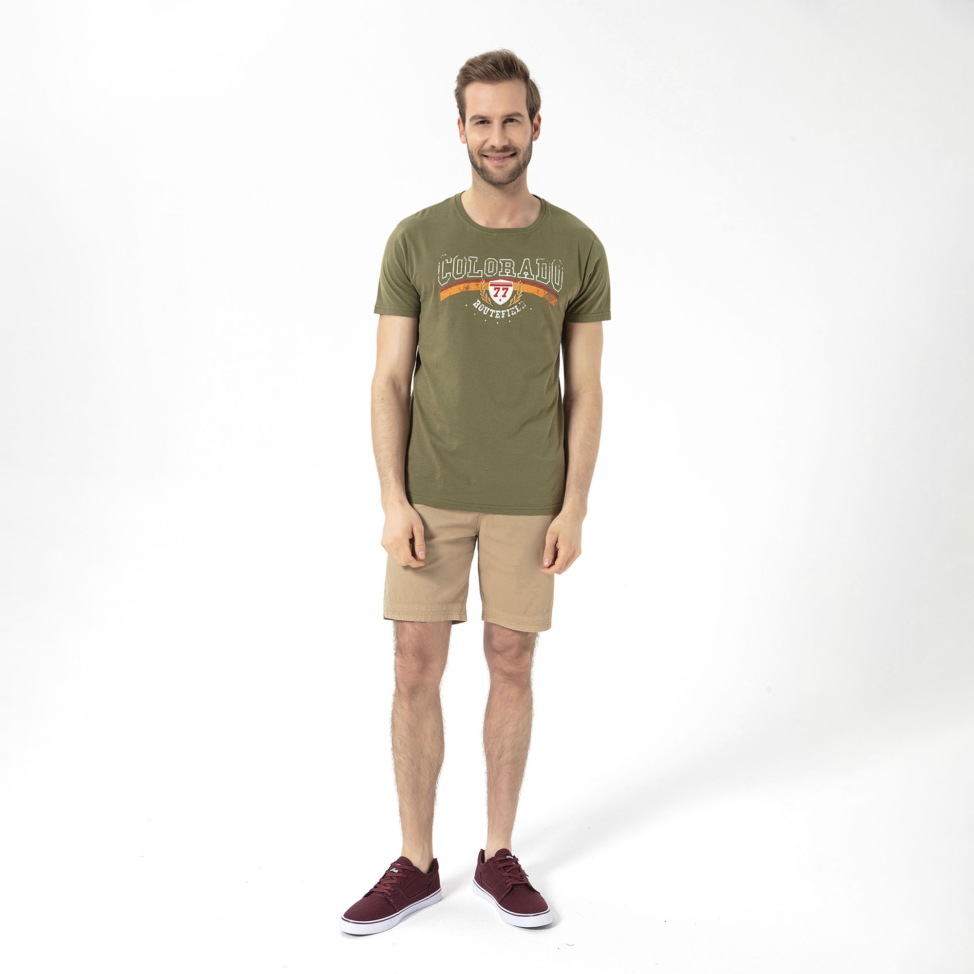 Routefield Tagen Erkek Yeşil Tişört