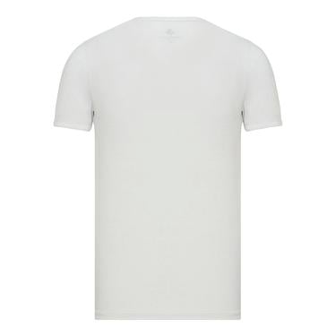  Routefield Tim Erkek Beyaz Tişört