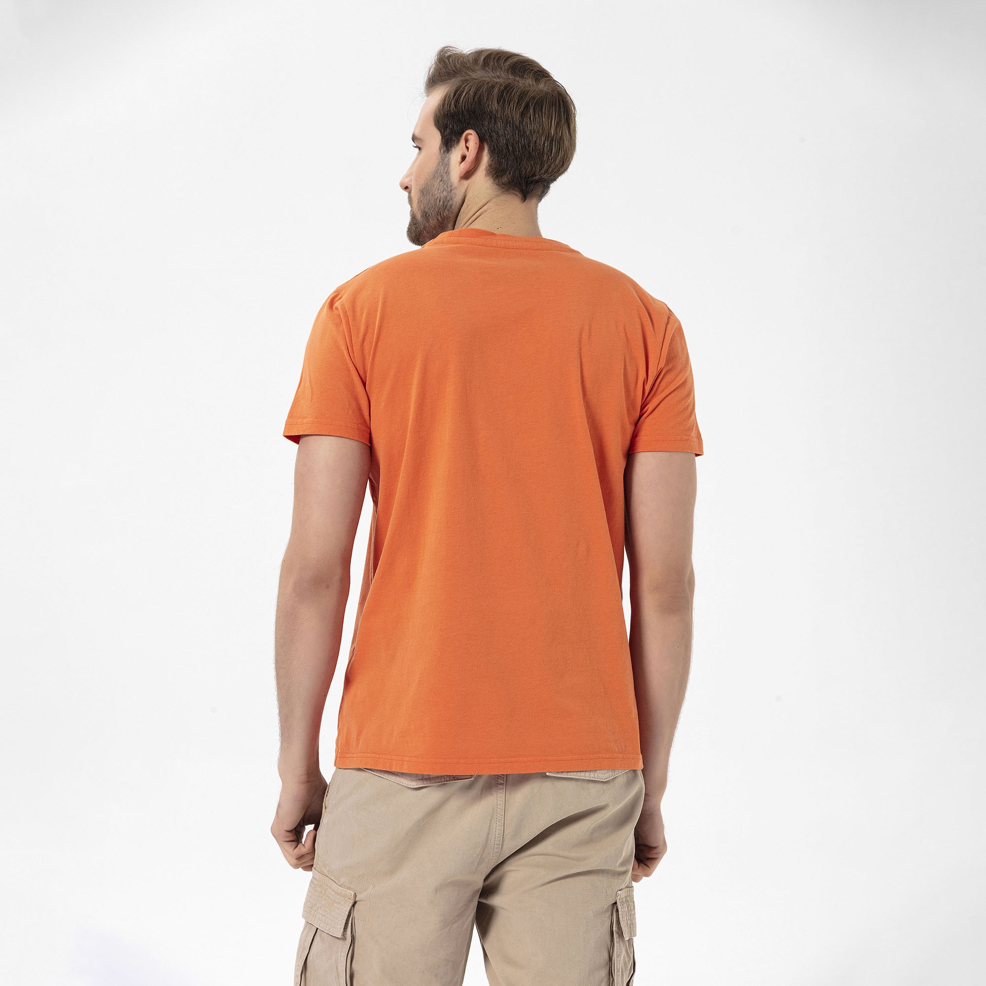 Routefield Tully Erkek Turuncu Tişört