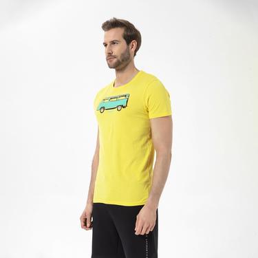  Routefield Theory Erkek Sarı Tişört