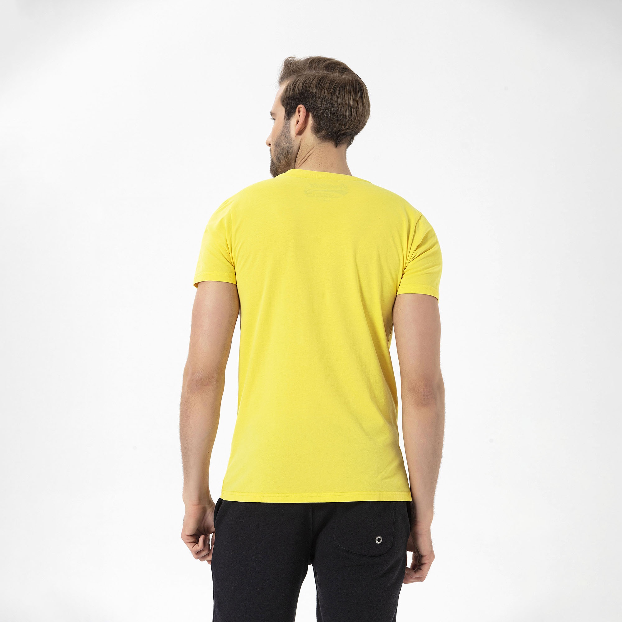 Routefield Theory Erkek Sarı Tişört