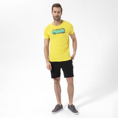  Routefield Theory Erkek Sarı Tişört